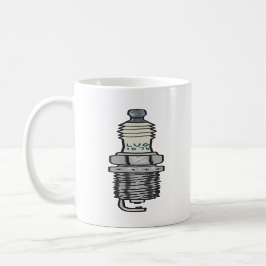 Spark Plug Mechanic Kaffeetasse (Links)