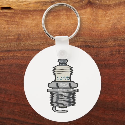 Spark Plug Mechanic Schlüsselanhänger (Rückseite)