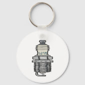 Spark Plug Mechanic Schlüsselanhänger (Rückseite)