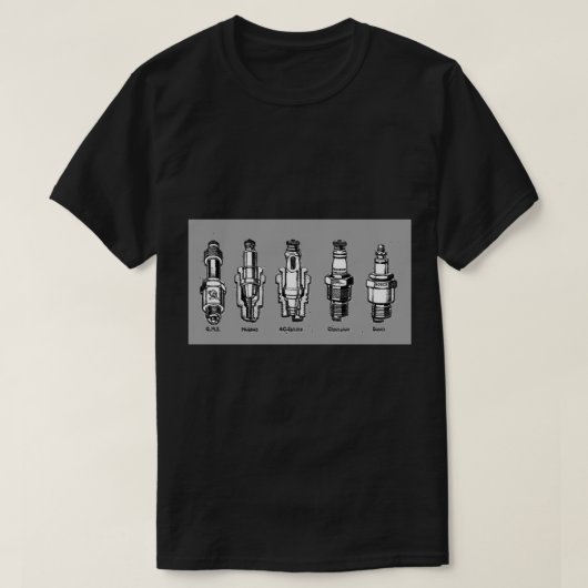 Spark Plugs! Eine Auswahl.... T-Shirt (Design vorne)