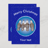 Spark-Stecker des Motors Feiertagspostkarte (Vorne/Hinten)