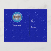 Spark-Stecker des Motors Feiertagspostkarte (Rückseite)