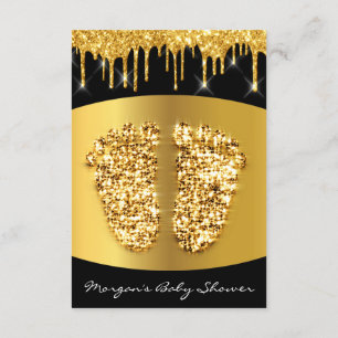 Spark Tropfens Black Gold Royal Baby Dusche Fee Ju Einladung