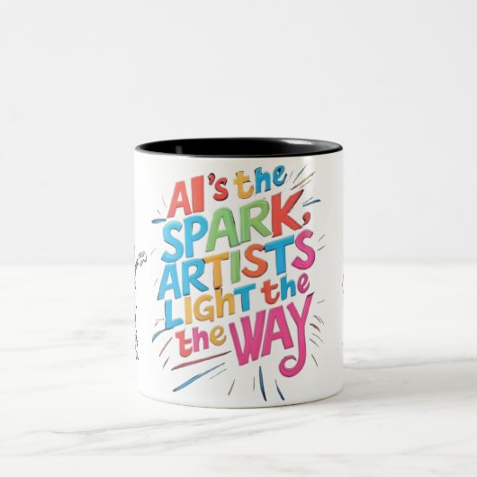 SPARK ZWEIFARBIGE TASSE (Mittel)