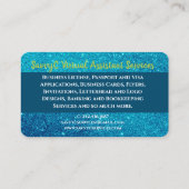 Sparkarte Visitenkarte (Rückseite)