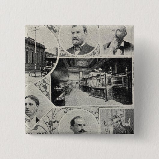 Sparkasse Santa Rosa, Kalifornien Button (Vorderseite)