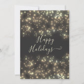 Sparke Luxus-Kiefer Filiale Weihnachten Einladung (Rückseite)