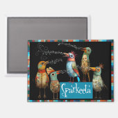 Sparkeeta-Kühlschrankmagnet Magnet (Vorderseite/Rückseite)