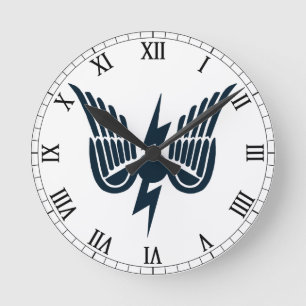 Sparker Abzeichen Watch Runde Wanduhr