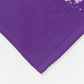 SPARKIEREN SCHWARZER PFERD PERSONALISIERTER BLANKE FLEECEDECKE (Ecke)