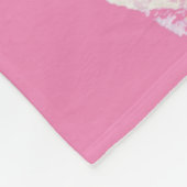 SPARKIEREN SCHWARZER PFERD PERSONALISIERTER BLANKE FLEECEDECKE (Ecke)