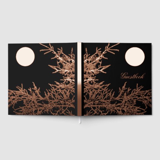 Sparking Crystal Tree In Moonlight Gästebuch (Voll)