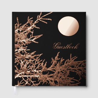 Sparking Crystal Tree In Moonlight Gästebuch