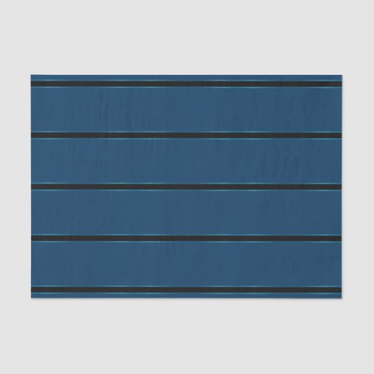Sparking Metallic dick Blue Stripes Seidenpapier (Vorderseite)