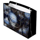 Sparkkatzen Große Geschenktasche Geschenktüte (Rückseite Schrägansicht)