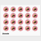 SPARKLASSIERE HORSE STICKERS PERSONALISIERT (Blatt)
