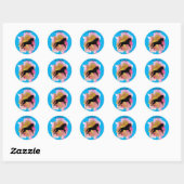 SPARKLASSIERE HORSE STICKERS PERSONALISIERT (Blatt)