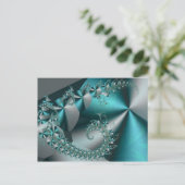 Sparkle 2 Abstraktes geometrisches Muster Postkarte (Stehend Vorderseite)