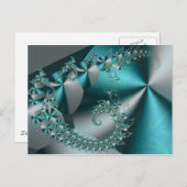 Sparkle 2 Abstraktes geometrisches Muster Postkarte (Vorne/Hinten)