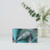 Sparkle 2 Abstraktes geometrisches Muster Visitenkarte (Stehend Vorderseite)