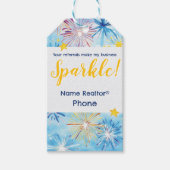 SPARKLE, 4. Juli Realtor Pop by, Glasreiniger Geschenkanhänger (Vorderseite)