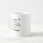 Sparkle Accountant Kaffeetasse (Vorderseite Links)