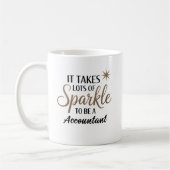 Sparkle Accountant Kaffeetasse (Links)