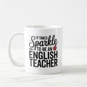 Sparkle als Englischlehrer Kaffeetasse (Links)