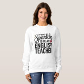 Sparkle als Englischlehrer Sweatshirt (Vorne ganz)