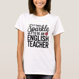 Sparkle als Englischlehrer T-Shirt