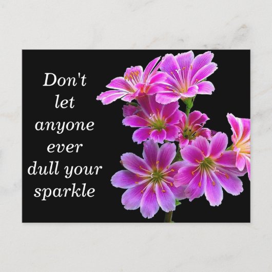 "Sparkle" - Art Fotografy Card Postkarte (Vorderseite)