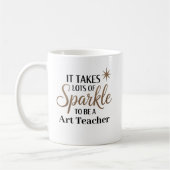 Sparkle Art Teacher Kaffeetasse (Links)