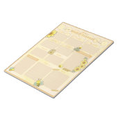 Sparkle Bee Weekly Planner Notizblock (angewinkelt)