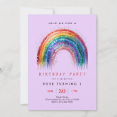 Sparkle Birthday Party Einladung (Vorderseite)