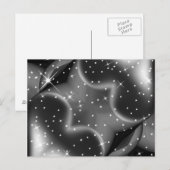 Sparkle Black Hearts Postkarte (Vorne/Hinten)