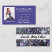 Sparkle, Bling und Mehr! Visitenkarte (Vorne/Hinten)