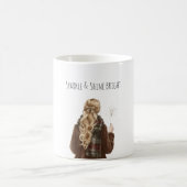 Sparkle Blond Hair Girl Christmas New Year Kaffeetasse (Mittel)