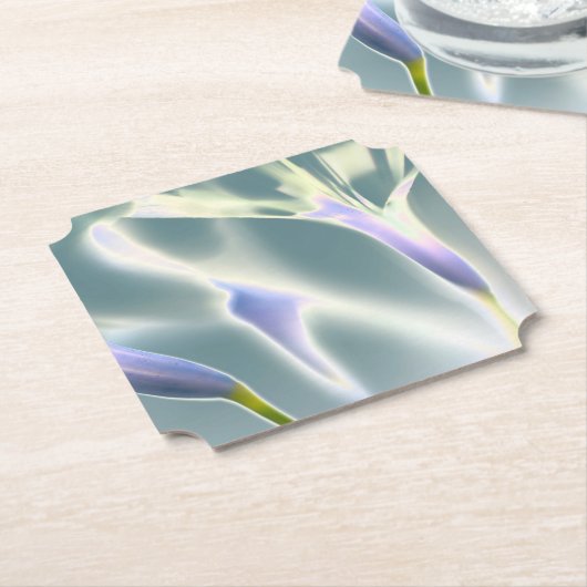 Sparkle Blume Paper Untersetzer (angewinkelt)