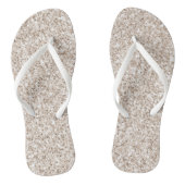 Sparkle Blush Cream Glitz Glitzer Badesandalen (Fußbett)