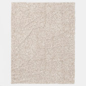 Sparkle Blush Cream Glitz Glitzer         Fleecedecke (Vorderseite)
