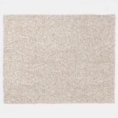 Sparkle Blush Cream Glitz Glitzer         Fleecedecke (Vorderseite (Horizontal))