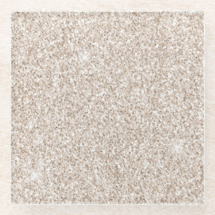Sparkle Blush Cream Glitz Glitzer Glasuntersetzer