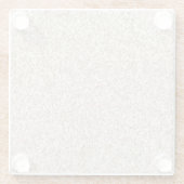 Sparkle Blush Cream Glitz Glitzer Glasuntersetzer (Rückseite)