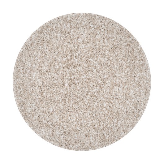 Sparkle Blush Cream Glitz Glitzer         Schneidebrett (Vorderseite)