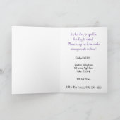 Sparkle-Brautparty Einladung (Innenseite)