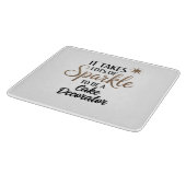 Sparkle Cake Decorator Schneidebrett (Ecke)