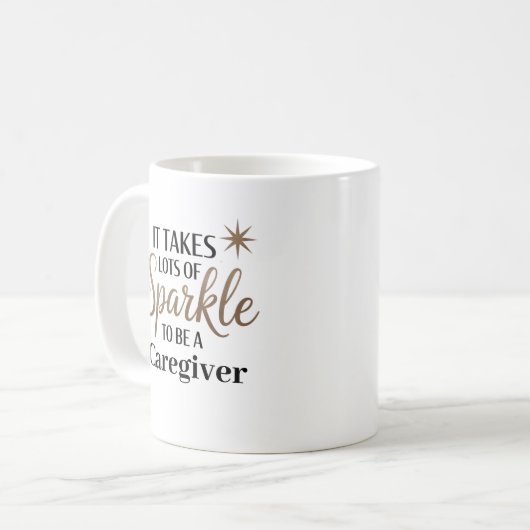 Sparkle Caregiver Kaffeetasse (Vorderseite Links)
