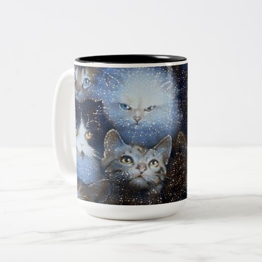 Sparkle Cats Tasse (Vorderseite Links)