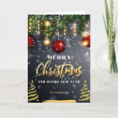 Sparkle Christmas Karte (Vorderseite)