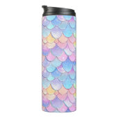 Sparkle Delicate Pastel Scales Thermosbecher (Nach rechts gedreht)